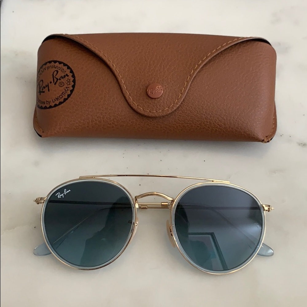 Ray-ban round double bridge sunglasses